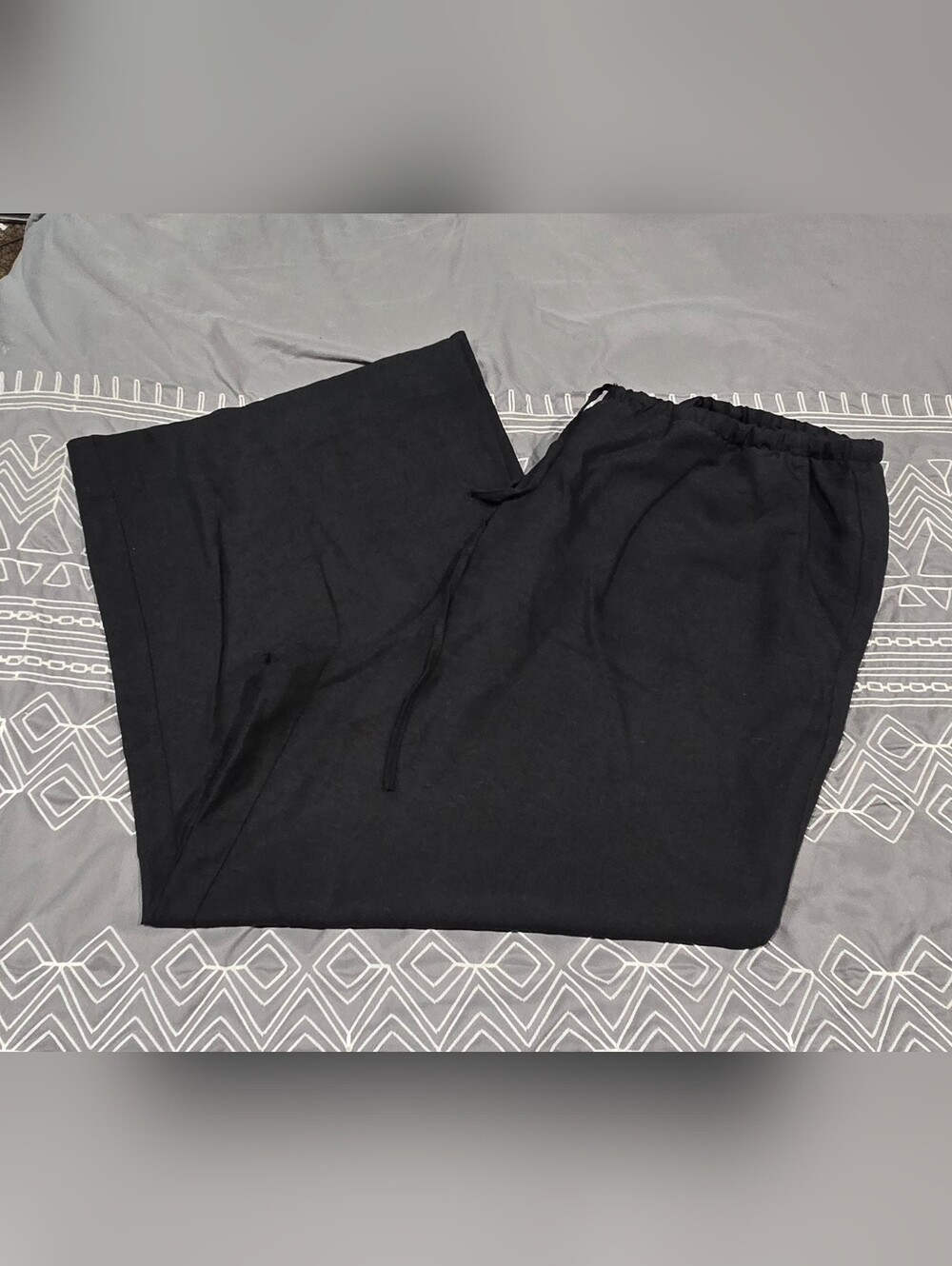 Marine Layer Linen Drawstring Wide Leg Pants Size XL